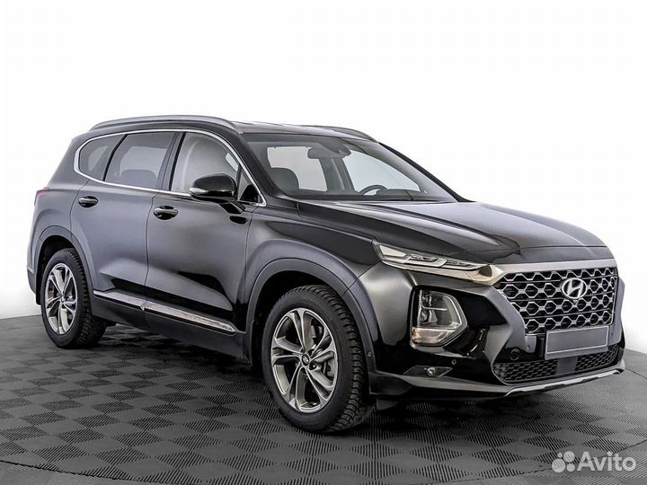Hyundai Santa Fe 2.2 AT, 2019, 77 156 км