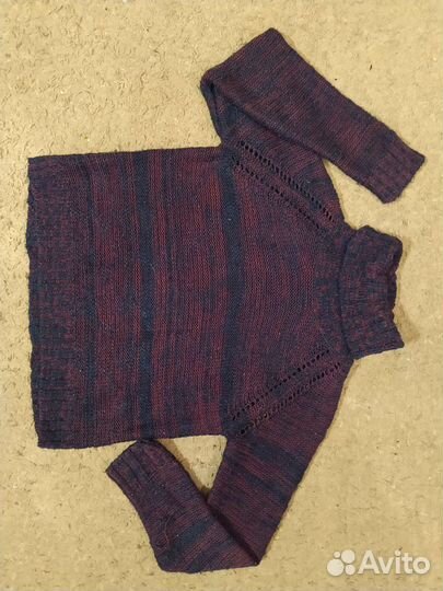 Снуд двойной шерсть, свитер с горловиной 146