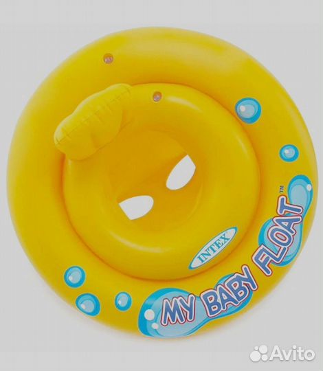 Круг для плавания детский my baby float intex
