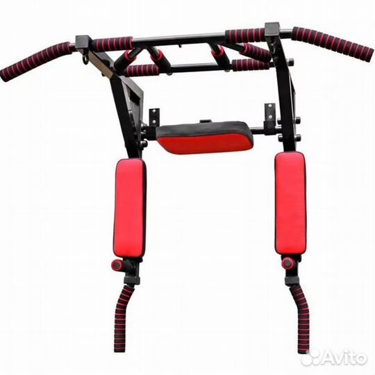 Мультихват Турник, черный с красным