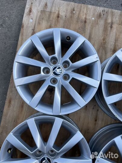 Литые диски r15 Оригинал skoda rapid