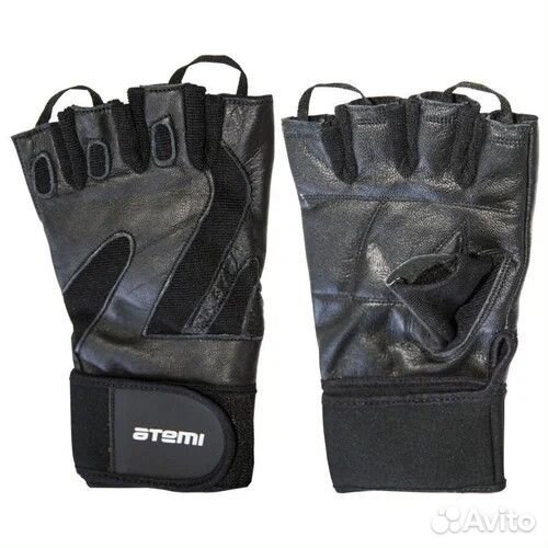 Перчатки для фитнеса atemi, AFG-05 р.L, чёрный