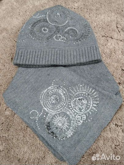 Набор шапка и шарф женский