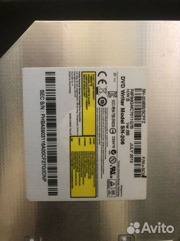 Dvd привод для ноутбука 9,5 мм 12,7 мм SATA