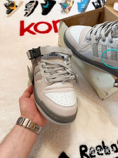 Кроссовки adidas forum low bad bunny