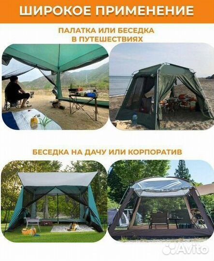 Палатка туристическая шатер 1688