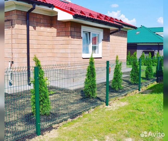 Сетка для забора 3d