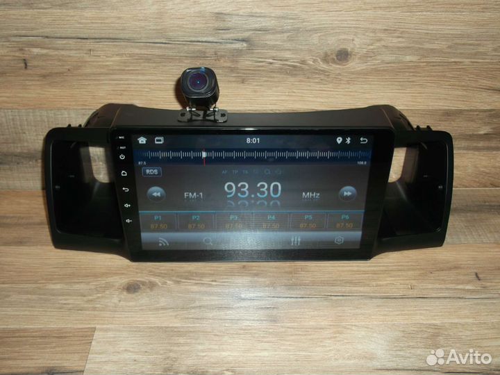 Магнитола Toyota Corolla E120 Android с камерой