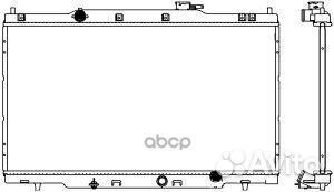 Радиатор сист. охл. honda CR-V 2.0 2001 - 2006