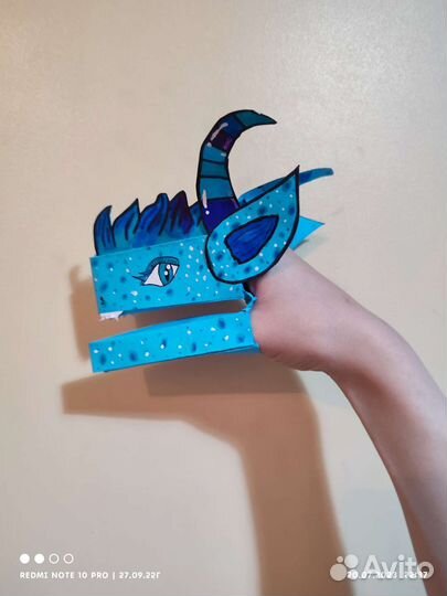 Бумажные драконы на руку