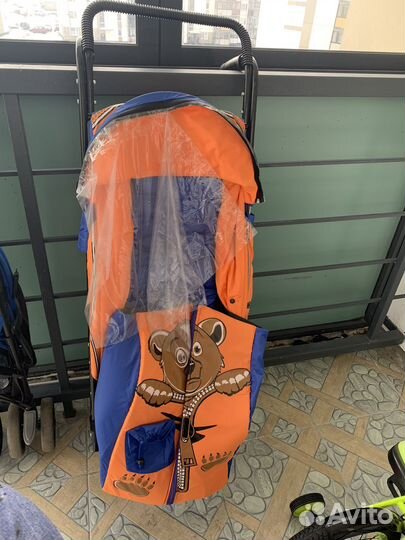 Детские санки коляска