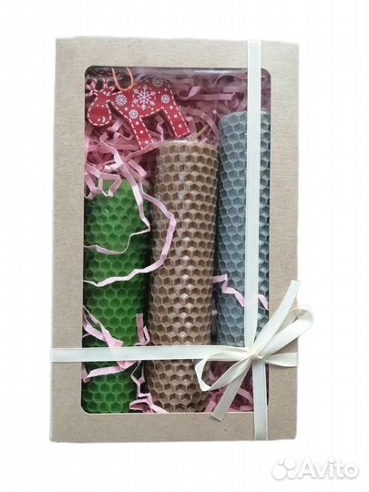 Свечи ручной работы из вощины