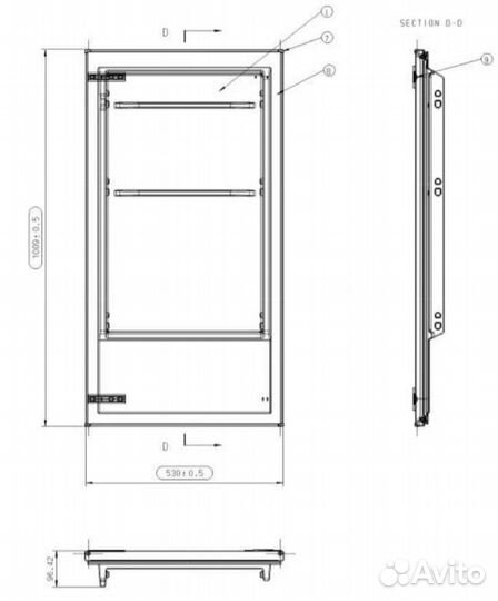 Встраиваемый холодильник