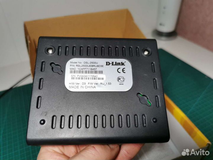 Роутер D-Link DSL-2500U маршрутизатор