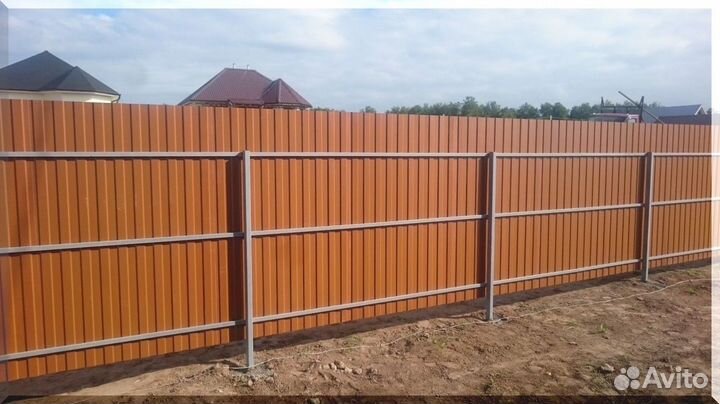 Забор из профнастила