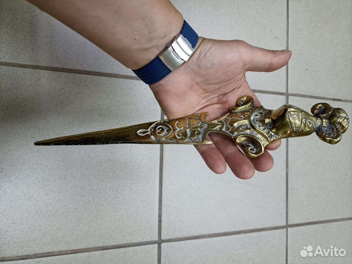 Нож для писем.бронза винтаж
