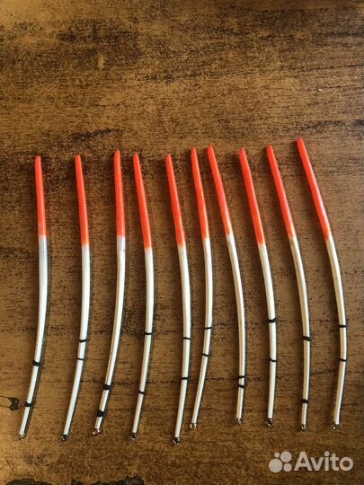 Поплавок гусиного пера 10штук