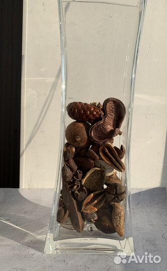 Ваза IKEA rektangel с наполнением