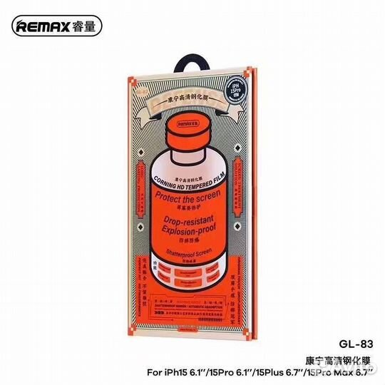 Защитное стекло iPhone X/11/12/13/14/15 remax NEW