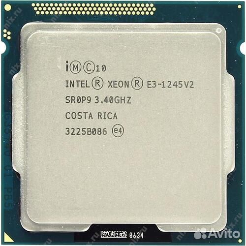 Процессор Intel Xeon E3 1245 v2 (аналог Core i7-37
