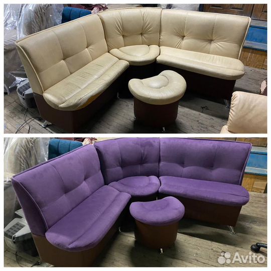 Перетяжка и ремонт мягкой мебели