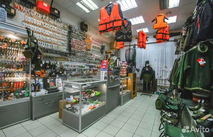 Мебель для магазина рыбалки