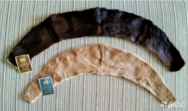 Меховой воротник Норка новый ф-ка Труд время СССР