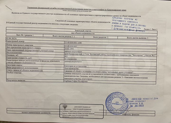 Участок 4,6 сот. (СНТ, ДНП)