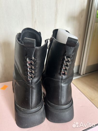 Ботинки кожа