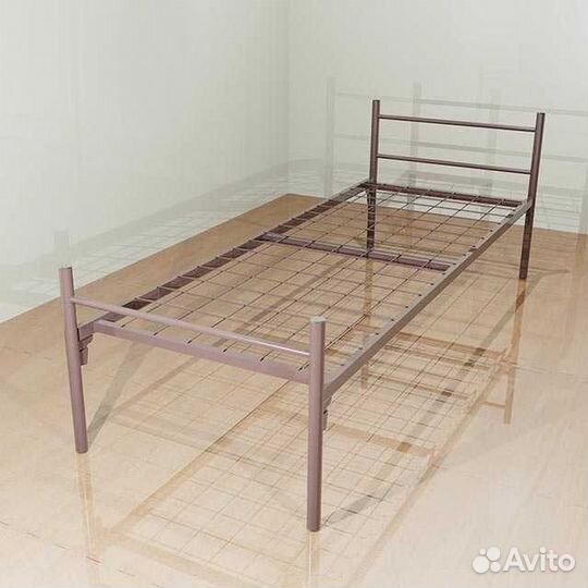Кровать металлическая односпальная