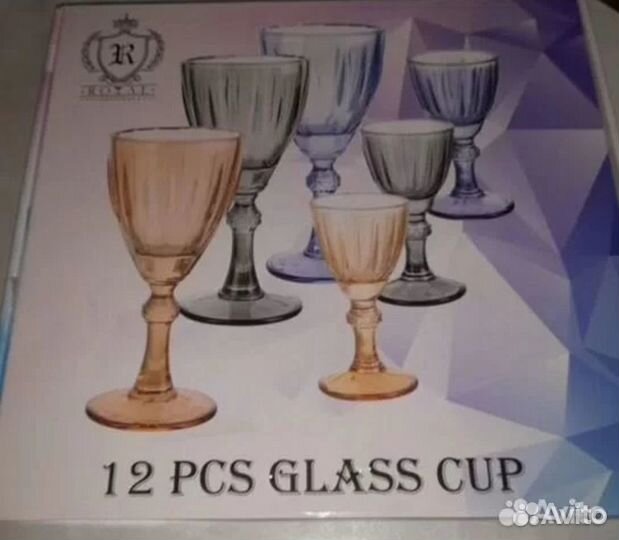 Набор фужеров 12 штук в коробке