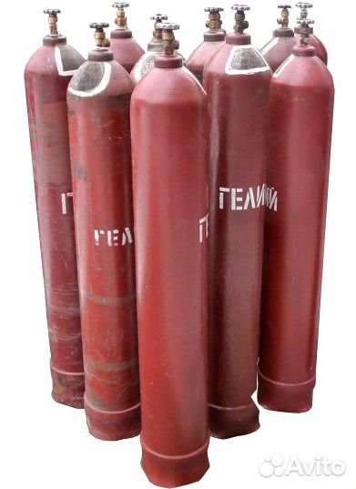 Гелиевые баллоны 40л.В наличии. Гелий марки 6.0, Б