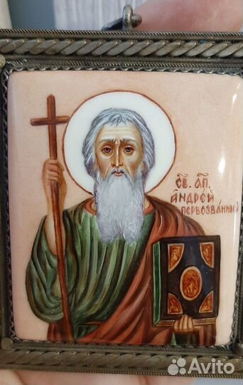 Икона Св.Ап. Андрей Первозданный. 925пр