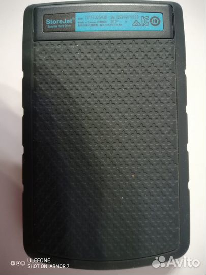 Внешний жесткий диск Transcend StoreJet 25H3 1Tb