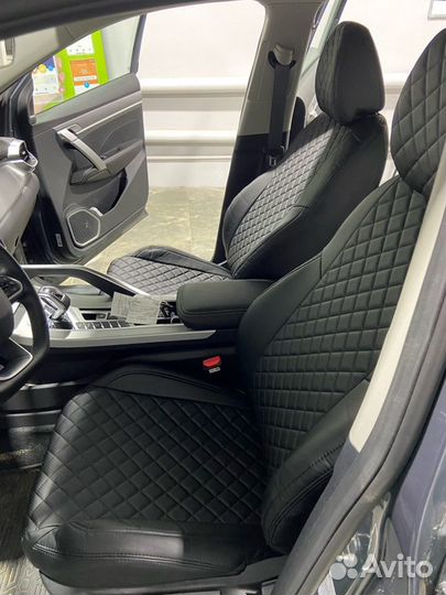 Автопилот чехлы Kia Sportage 4 ромб