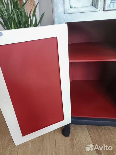 Деревянная тумба после редизайна