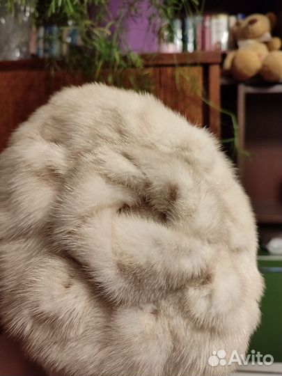 Шапка норковая женская