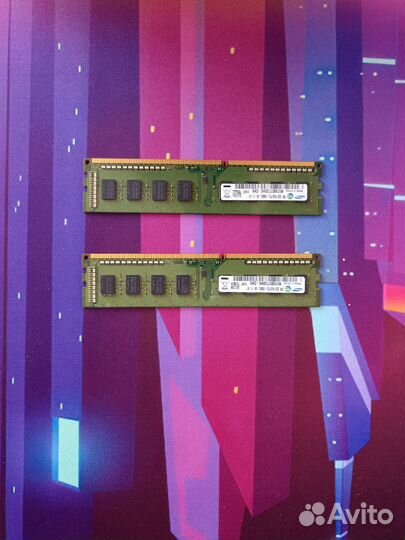 Оперативная память DDR 3, 4Gb 2x2