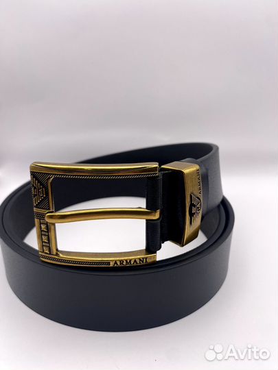 Ремень мужской armani кожаный