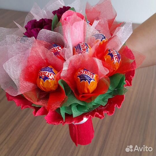 Букет из чупа чупсов