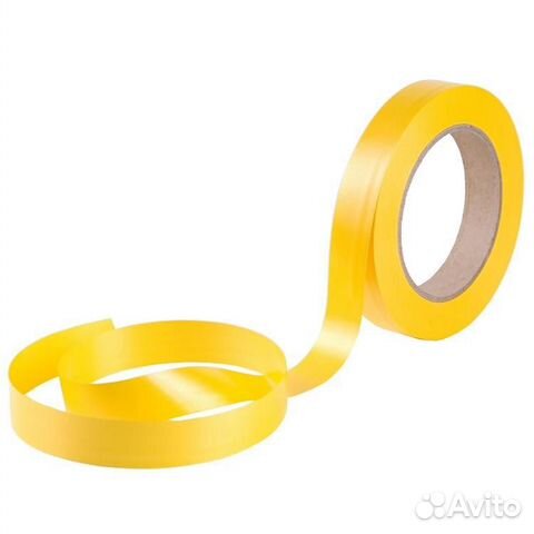 Лента 20ммХ46м желтая