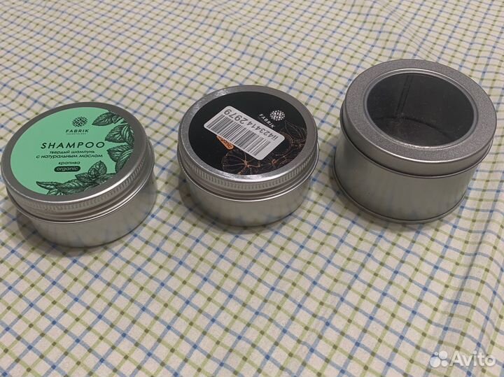 Баночки пустые жестяные