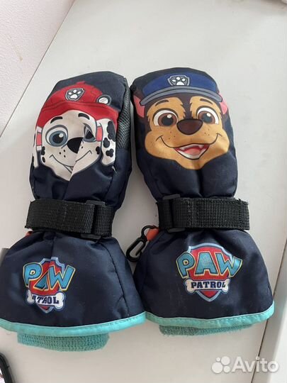 Варежки hm щенячий патруль 4 года