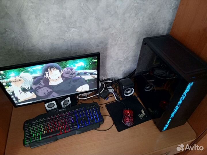 Игровой пк с монитором GTX1660