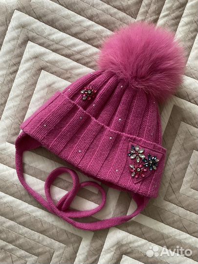 Шапка зимняя для девочки chobi