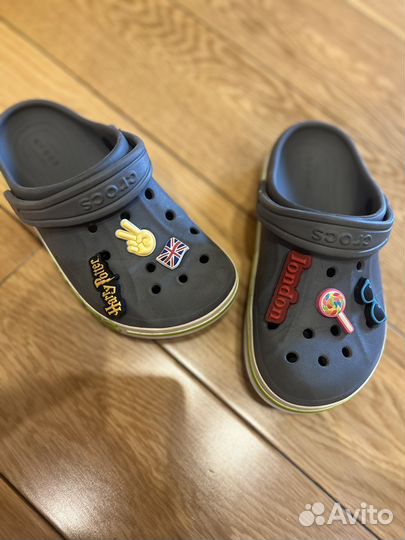 Crocs сабо детские C13 с джибитсами оригинал