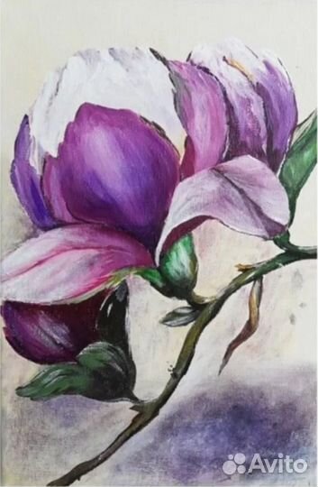 Картина акрилом на холсте