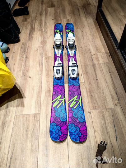 Горные лыжи детские 110 комплект