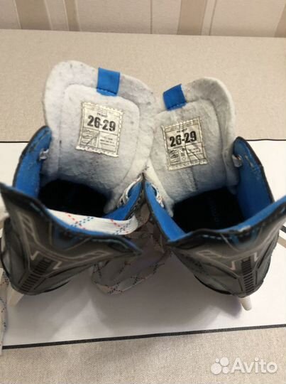 Коньки хоккейные, раздвижные, размер 26-29
