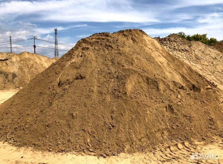 Песок карьерный